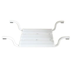 Faneco bathtub bench ⌀ 25 mm depth 18 cm, white steel