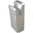 Uruchamiana automatycznie toaletowa kieszeniowa suszarka do rąk wykonana ze srebrnego tworzywa sztucznego