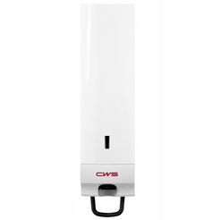 Flüssigseifenbehälter CWS boco 0,5 Liter weißer Kunststoff
