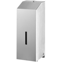 Dispensador de jabón líquido Bisk MASTERLINE d1 1000 ml, acero inoxidable mate
