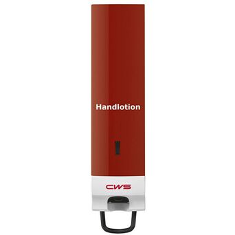 Dispensador de crema de manos CWS boco 0.5 litros plástico rojo