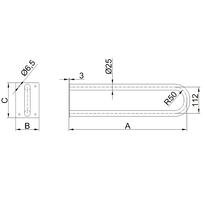 Uchwyt dla niepełnosprawnych do umywalki