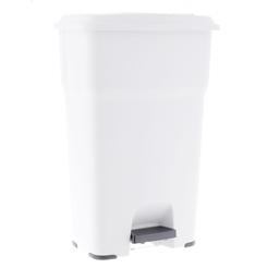 Mülleimer 85 Liter Merida HERA weißer Kunststoff