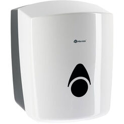 Dispensador automático de toallas de papel en rollo Merida COMO plástico blanco - gris