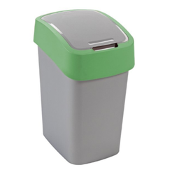 Mülltrennbehälter 9 Liter Curver FLIP BIN, grüner Kunststoff