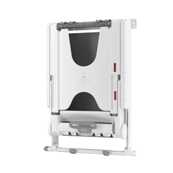 ZZ Tork PeakServe manual paper towel dispenser, large white plastic.