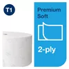 Papier toaletowy Jumbo T1 Tork 110273 Premium 2 warstwy 360 m średnica 26 cm biała makulatura – miękkość i delikatność