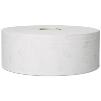 Papel higiénico Jumbo Tork Premium 6 rollos 2 capas 360 m diámetro 26 cm blanco papel reciclado