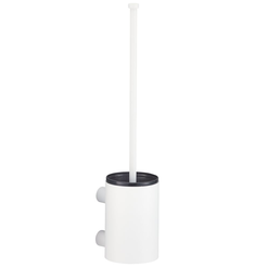 Závesná WC kefa Merida STELLA White Line, oceľ biela