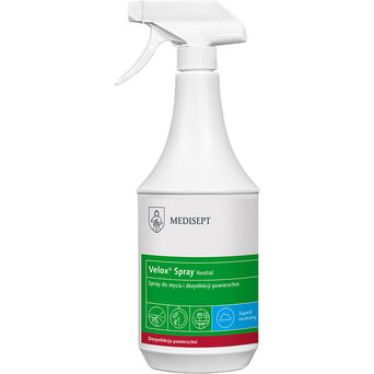 Líquido para limpiar y desinfectar Neutral Velox Spray de 1 litro