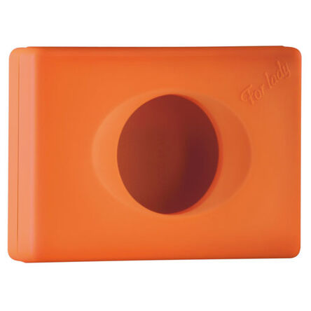 Podajnik na foliowe woreczki higieniczne pomarańczowy