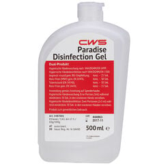 Hand disinfectant gel 0.5 liters CWS Hygiene