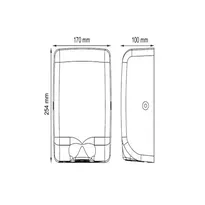 Suszarka do rąk Merida EIC110 stal czarna