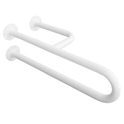 Soporte de lavabo para personas con discapacidad 3 puntos de apoyo derecho Faneco ⌀ 25 mm, 60 cm, acero color blanco