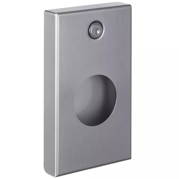 Hygienebeutelbehälter Sanitario Afilado mattierter Stahl