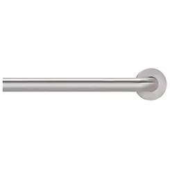 Pasamanos recto para personas mayores y personas con discapacidad Faneco ⌀ 32 mm 200 cm, acero inoxidable mate