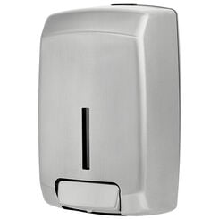 Závesný dávkovač mydla Faneco CALMA INOX 1000 ml, matná nerezová oceľ
