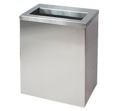 Cesto para baño de mujer 25 litros, acero inoxidable mate