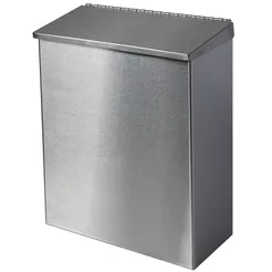 Mülleimer 7 Liter Faneco mattes Stahl