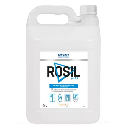 Líquido para limpiar ventanas ROKO PROFESSIONAL ROSIL 5L