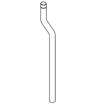 Pipe extension for urinal flush bent 350 x 16 mm / 35 mm Franke