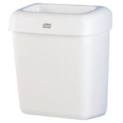 Tork 20-liter trash can, white plastic
