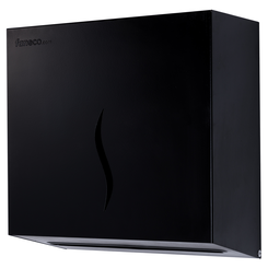 Dispensador de toallas ZZ Faneco HIT Black, acero color negro
