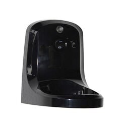 Wall mount for Starmix hotel hair dryers, black ABS plastic