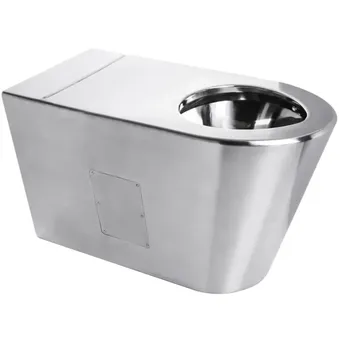 Disabled WC bowl Faneco matte steel