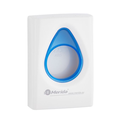 Merida TOP paper towel dispenser, white-blue ABS plastic