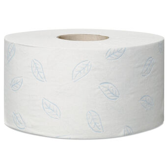 Papel higiénico mini Jumbo Tork Premium 12 rollos 2 capas 170 m diámetro 18.8 cm papel reciclado blanco