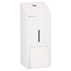 Dispenser na tekuté mydlo Merida STELLA White Line MAXI 0,8 litra oceľ biela