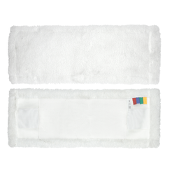 Mopa de microfibra Duo de 40 cm blanco