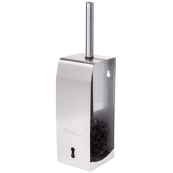 Escobilla de inodoro de pared Faneco HIT, acero inoxidable mate