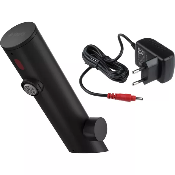 Bezdotyková umývadlová batéria s reguláciou teploty Deante Sense 3/8 oceľ farba čierna, napájací zdroj