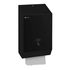 Automatischer Papierhandtuchspender in Rollen Merida STELLA AUTOMATIC MAXI, schwarzer Stahl