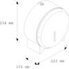 Pojemnik na papier toaletowy MERIDA STELLA MINI STAL MATOWA - wymiary