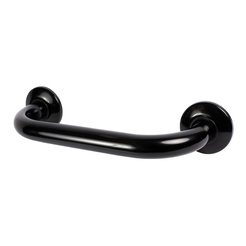 Straight bathtub handle Faneco ⌀ 32 mm, 30 cm, black steel