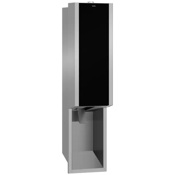 Dispensador de jabón espumoso empotrado 650 ml KWC Exos, acero color negro