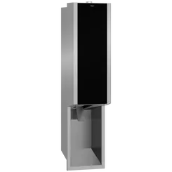 Dozownik mydła w pianie do zabudowy 650 ml KWC Exos, stal kolor czarny