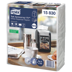 Biele servítky do dávkovača Tork Xpressnap FIT 720 ks