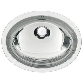 Franke RONDO RNDH450-O oval stainless steel built-in sink