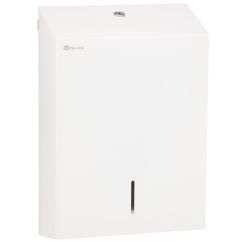 Spender für ZZ Merida STELLA White Line MAXI Slim Papierhandtücher, Stahl Weiß