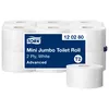 Papier toaletowy Mini Jumbo Tork 120280 T2 Advanced 2 warstwy 170 m średnica 18,8 cm biała makulatura