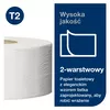Papier toaletowy Mini Jumbo Tork 120280 T2 Advanced 2 warstwy 170 m średnica 18,8 cm biała makulatura – informacje o produkcie