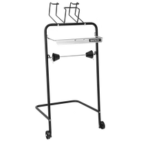 Czarny stalowy stojak na czyściwo przemysłowe w dużej roli Katrin Industrial XL