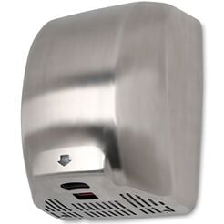 Sušička rúk Warmtec MAXFLOW SILVER 1800 W, matná nerezová oceľ