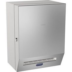 Dispensador automático de toallas de papel en rollo KWC RODAN, acero inoxidable mate