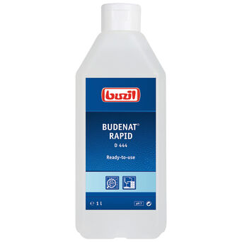 Alcohol liquid sanitizer 1 L Budenat@ Rapid D 444 Buzil 