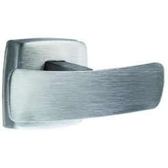 Wieszak łazienkowy podwójny Faneco, stal szlachetna matowa